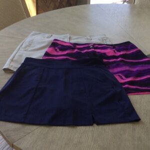 Golf Skorts. Three included in this package save on shipping
